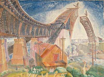 Walter Granville Smith The Bridge in Curve Norge oil painting art